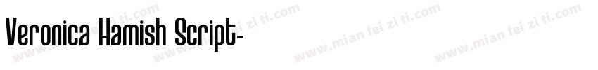 Veronica Hamish Script字体转换
